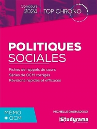 Politiques sociales: Concours 2024 – Mémo + QCM