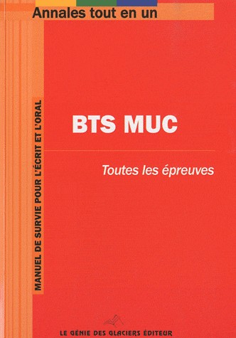 Annales tout en 1 pour BTS MUC