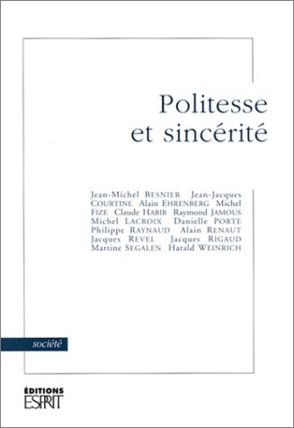 Politesse et sincérité