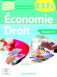 Les Parcours Pros Économie-Droit 2de, 1re, Tle Bac Pro (2024) - Pochette élève
