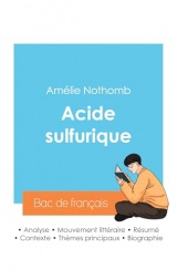 Réussir son Bac de français 2024 : Analyse du roman Acide sulfurique de Amélie Nothomb