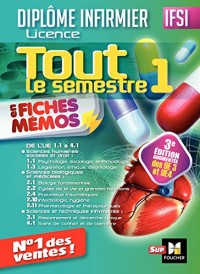 IFSI Tout le semestre 1 en fiches mémos - Diplôme infirmier - 3e édition