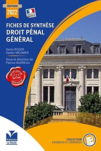 Fiches de synthèse de droit pénal général