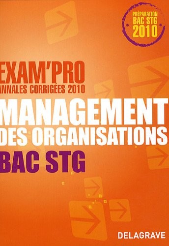 Management des organisations Bac STG
