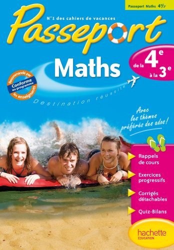 Passeport - Maths de la 4e à la 3e