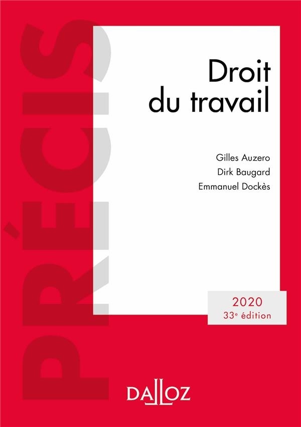 Droit du travail 2020