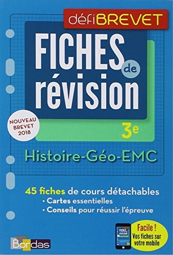 Defibrevet - fiches de révision - histoire géo emc 3e