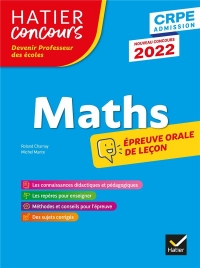 Mathématiques - CRPE 2022 - Epreuve orale d'admission