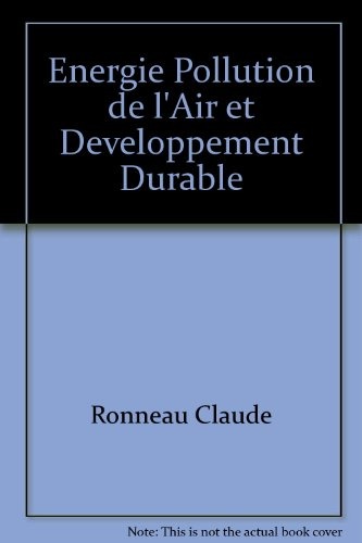 Énergie, pollution de l'air et développement durable