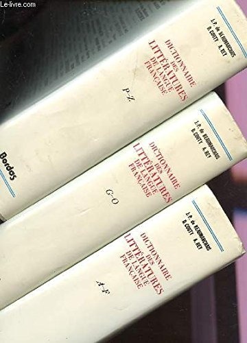 Dictionnaire des littératures de langue française [9782040153359]