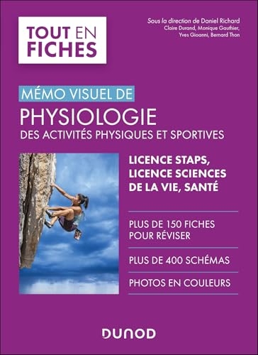 Mémo visuel de physiologie des activités physiques et sportives (Tout en fiches)