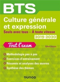 BTS Culture générale et Expression 2019/2020 - Seuls avec tous/A toute vitesse