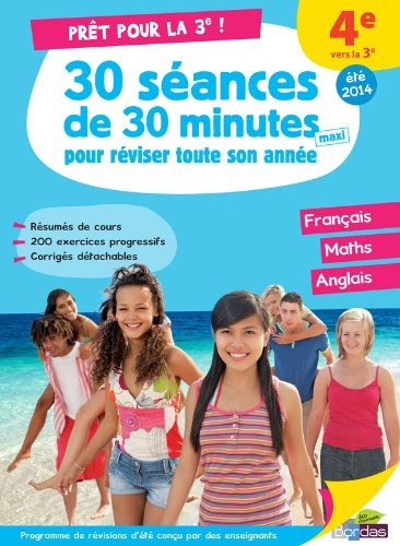 Cahier de vacances - Prêt pour la 3e