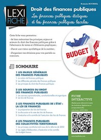 Droit des finances publiques : Les finances publiques étatiques et les finances publiques locales