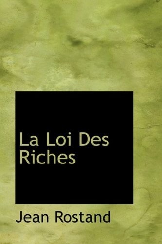 La Loi Des Riches [9781110491742]