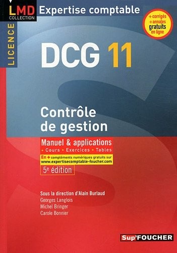 DCG 11 Contrôle de gestion 5e édition