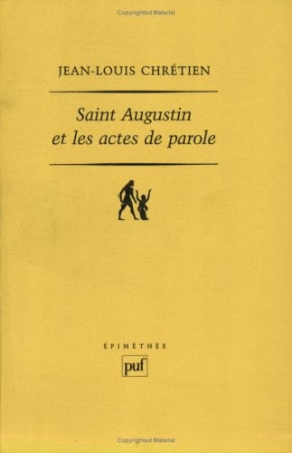 Saint Augustin et les actes de parole