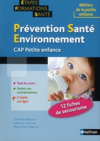 Prévention santé environnement pour le CAP petite enfance