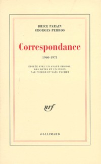 Correspondance : 1960-1971