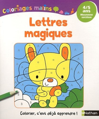 Coloriages Malins - Lettres Magiques MS