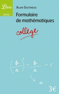 Formulaire de mathématiques Collège
