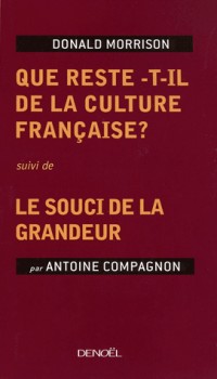 Que reste-t-il de la culture française ?/Le souci de la grandeur