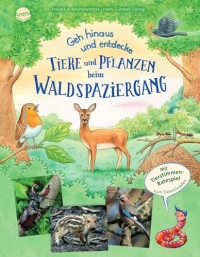Geh hinaus und entdecke. Tiere und Pflanzen beim Waldspaziergang: Ein Naturerlebnis-Bilderbuch mit Outdoor-Tipps, geeignet für Kindergarten- und Grundschulkinder
