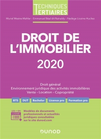 Droit de l'immobilier 2020 (2020)