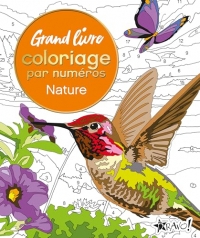 Grand livre coloriage par numéros - Nature