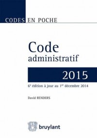 Code Administratif 2015