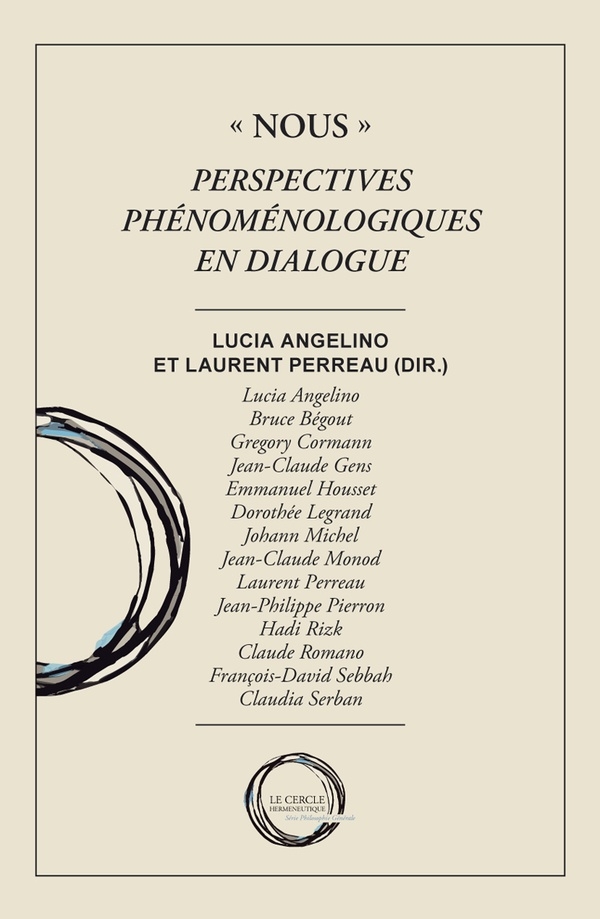 « Nous ». Perspectives Phénoménologiques en dialogue
