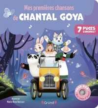 Mes premières chansons de Chantal Goya – Livre sonore et d'éveil avec 7 puces sonores + piles AAA – Bébé dès 6 mois