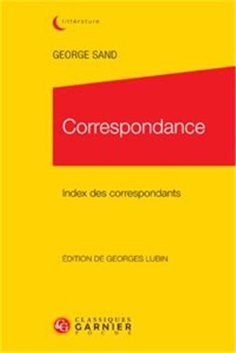 Correspondance : Index des correspondants