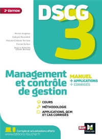 DSCG 3 - Management et contrôle de gestion - Manuel et applications Edition 2021