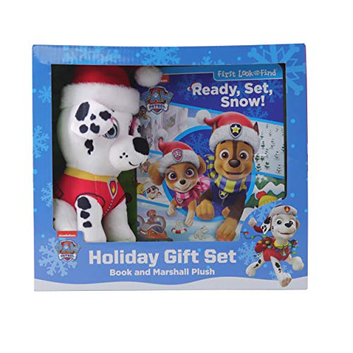 Nickelodeon Paw Patrol: Ready, Set, Snow! Holiday Gift Set: Book and Marshall Plush