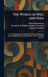 The World as Will and Idea