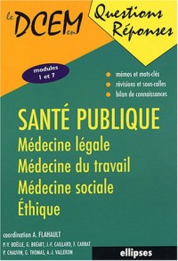 Santé publique, médecine légale, médecine du travail, médecine sociale, éthique
