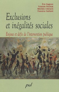 Exclusions et inégalités sociales : Enjeux et défis de l'intervention publique