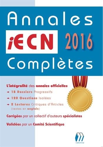 Annales iECN complètes