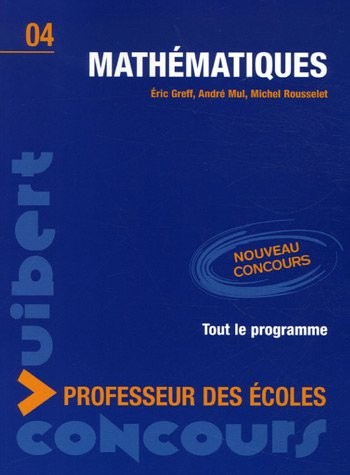 Mathématiques : Concours professeur des écoles