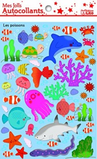 Mes Jolis Autocollants : les poissons - Dès 3 ans