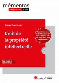 DROIT DE LA PROPRIETE INTELLECTUELLE 3EME EDITION