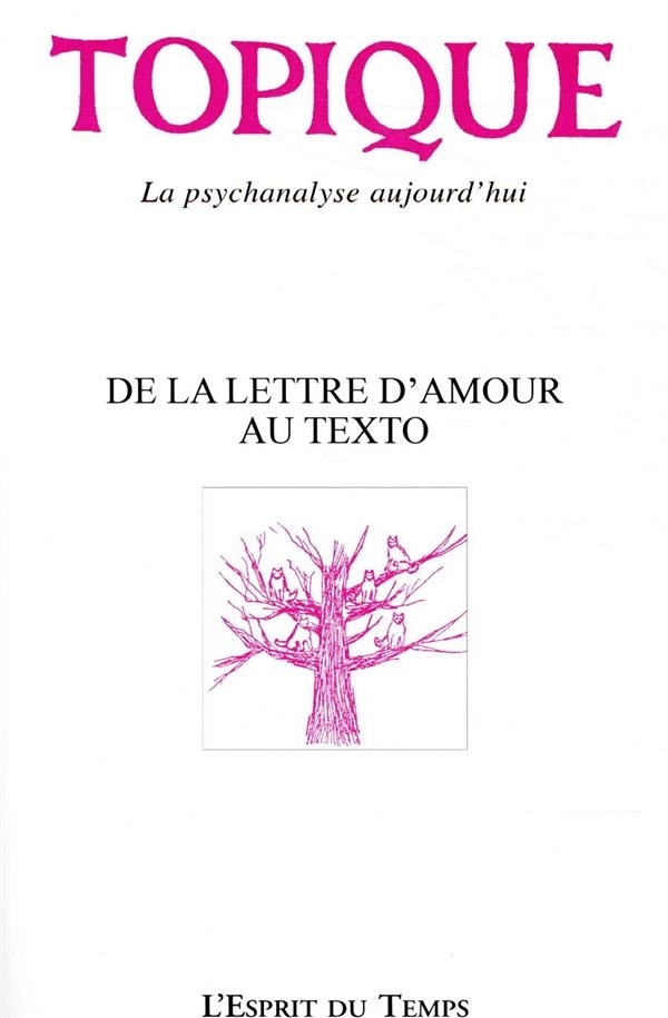Topique 147 : De la lettre d'amour au texto
