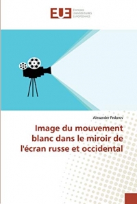 Image du mouvement blanc dans le miroir de l'écran russe et occidental