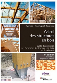 Calcul des structures en bois: Guide d'application des Eurocodes 5 (structures en bois) et 8 (séismes). Assemblage de pieds de poteaux