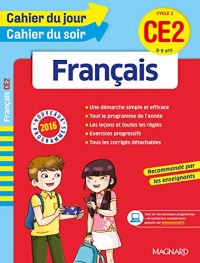 Cahier du jour/Cahier du soir Français CE2 - Nouveau programme 2016