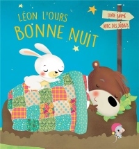 Léon l'ours, bonne nuit : Mon premier livre animé avec des rabats