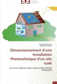 Dimensionnement d une installation photovoltaïque d un site isolé