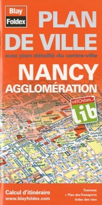 Plan de Nancy et de son agglomération