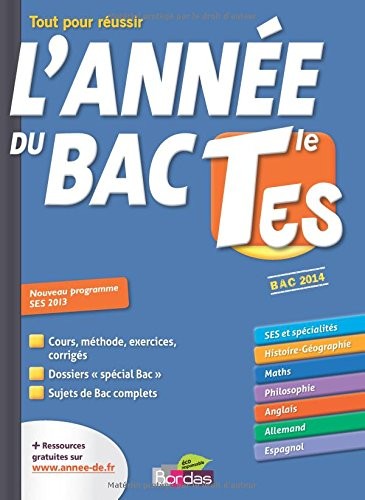 L'Année du Bac ES - Terminale ES - Toutes les matières